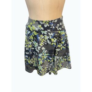 REI Hiking Active Wear Pull-On A-Line Floral Skirt XS